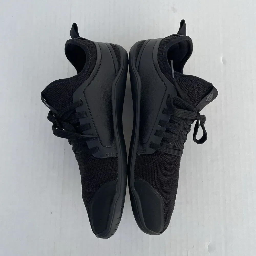 Vivobarefoot Womens Kasana Knit & Leather Black Minimalist Barefoot Shoes 8 EU39 - Picture 4 of 13